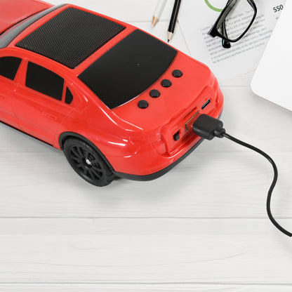 Wireless Bluetooth Speaker Portable Car Shape Music Speaker Support Bluetooth Tf Card Usb Fm Radio Function Unique Shape Car Speaker