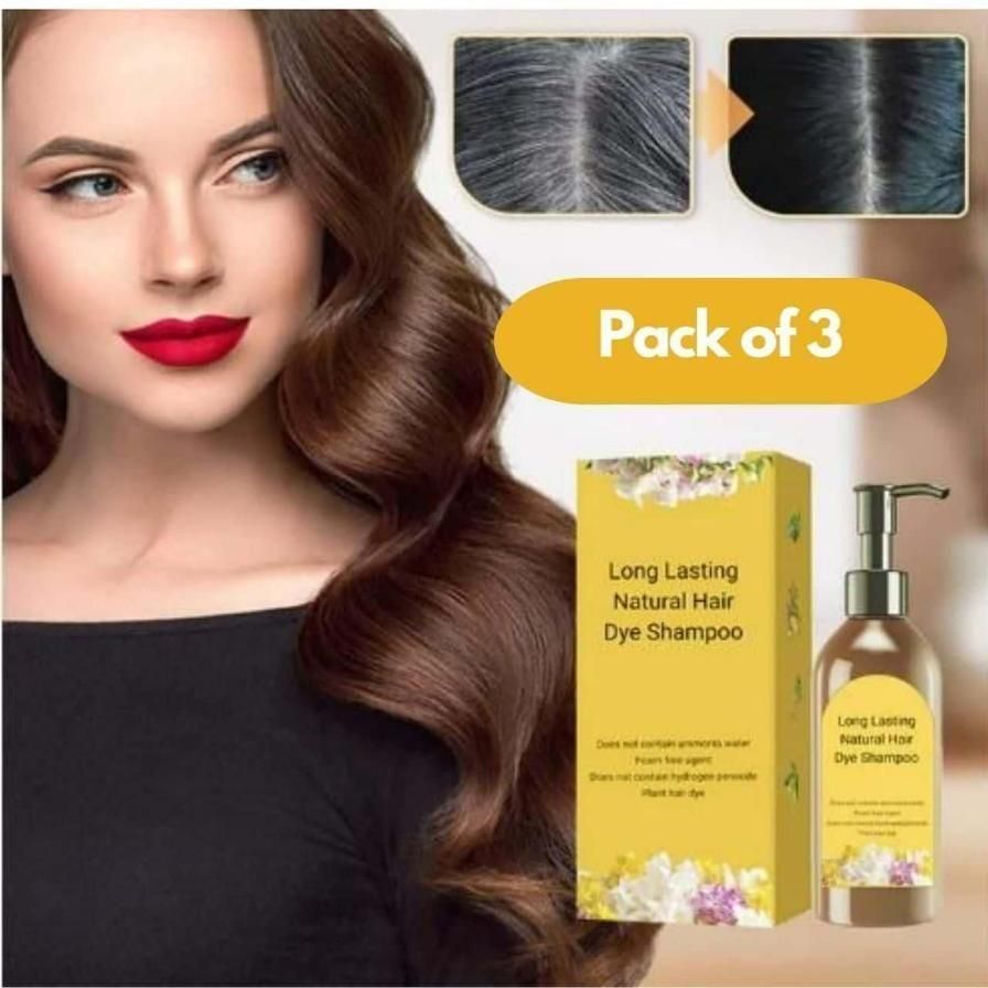 Natural Hair Dye Shampoo Buy of 3	Natural Hair Dye Shampoo Buy of 3