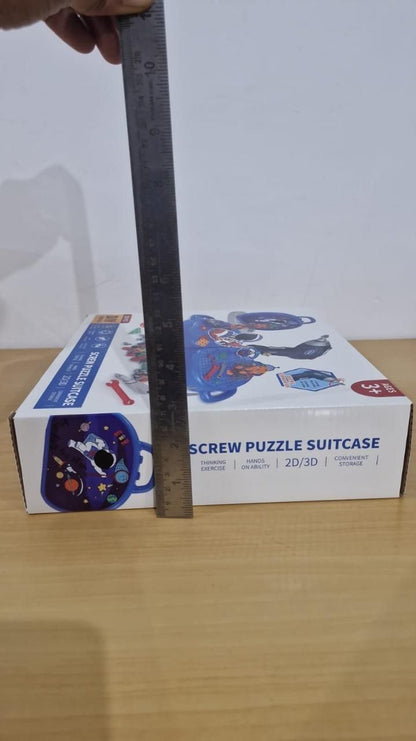 3D Screw Puzzle Box - Drill Screw Tool Set for Kid's