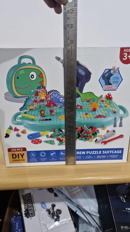 3D Screw Puzzle Box - Drill Screw Tool Set for Kid's