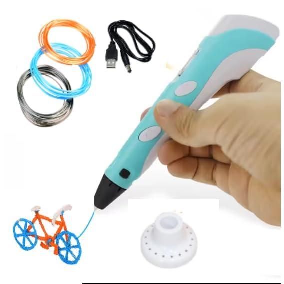 3D Printer Pen for Kids  Complete 3D Drawing Pen Set with PLA Filament (Random Color)�