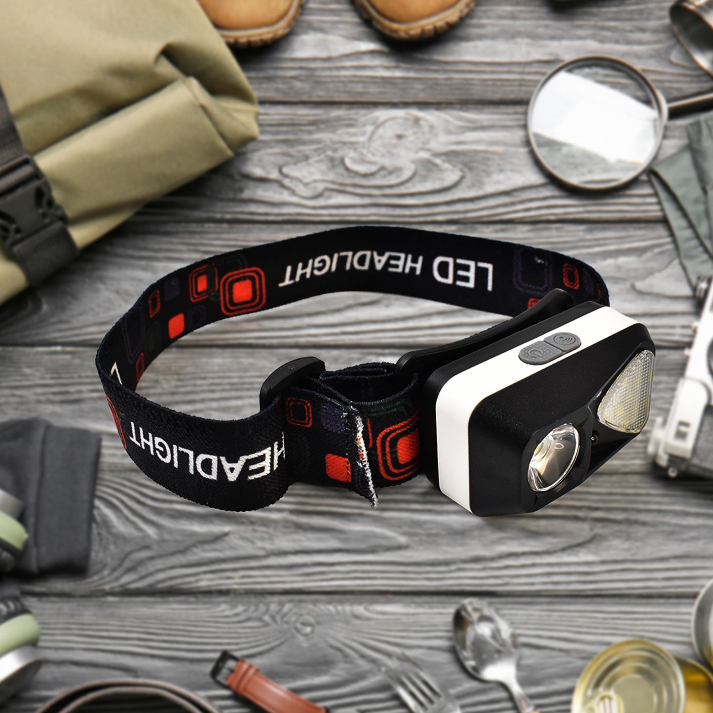 Ultra Bright Head-mounted Flashlight
