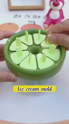 Reusable DIY 8 Pieces Ice Pop Mould