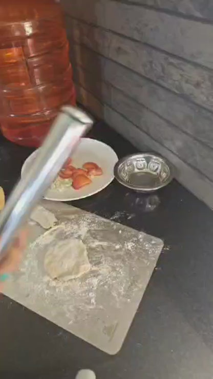 Stainless Steel Rolling Pin Chapati Belan Roti Roller