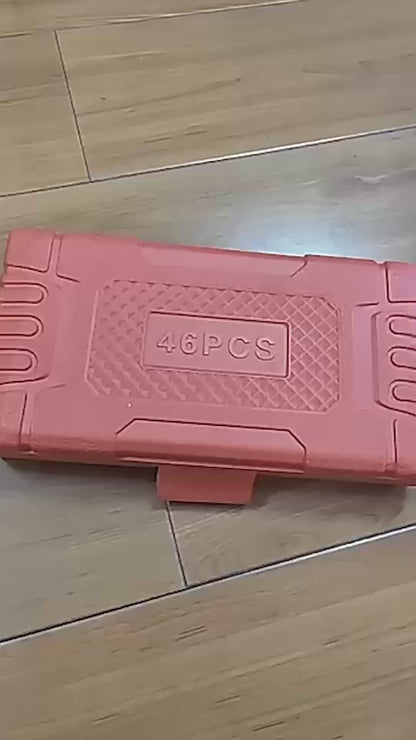 Hardware Tools- 46 in 1 Multi Purpose Combination Socket Tool Kit