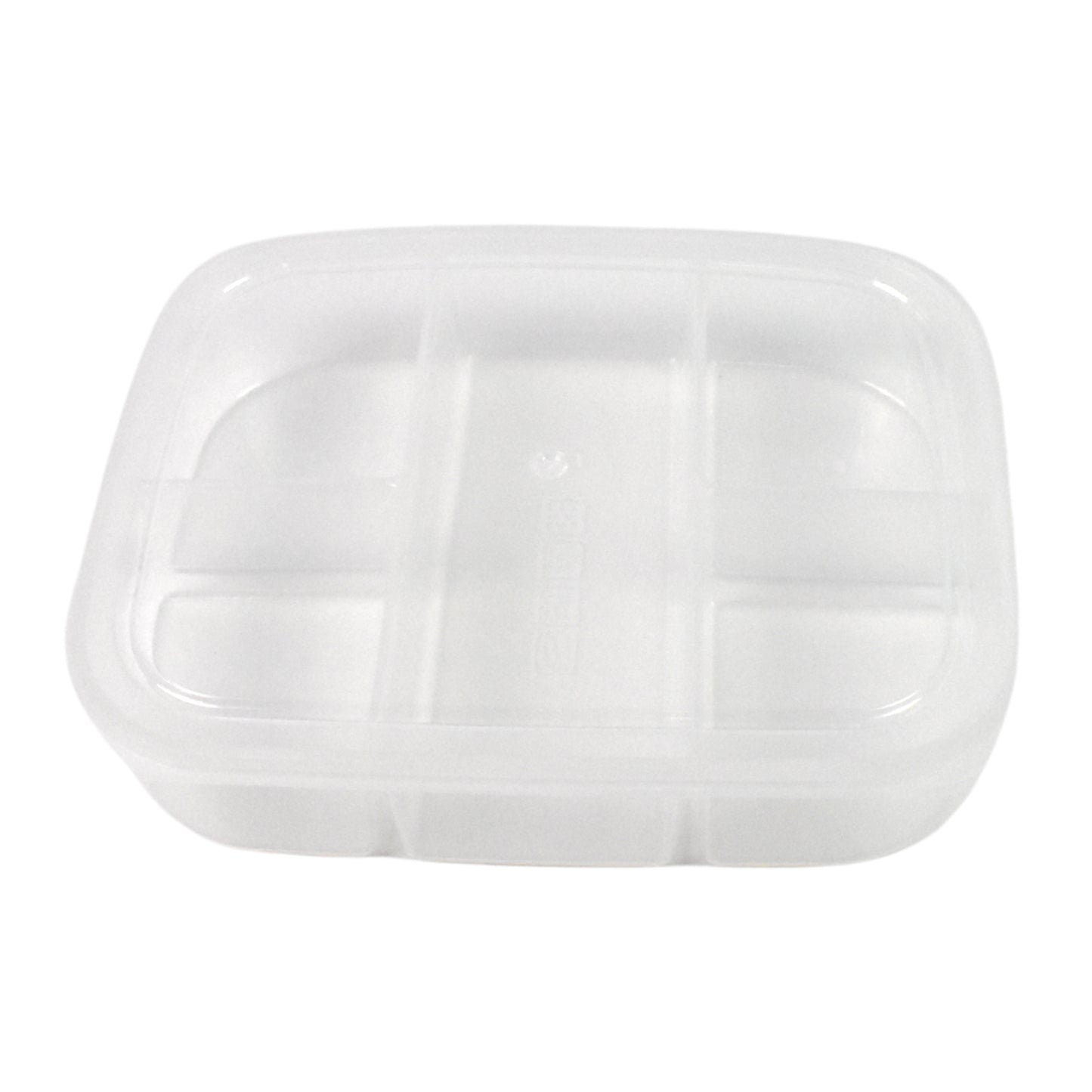 Plastic 5 Compartment Excellent Container Reusable Lunch Box (1 Pc)