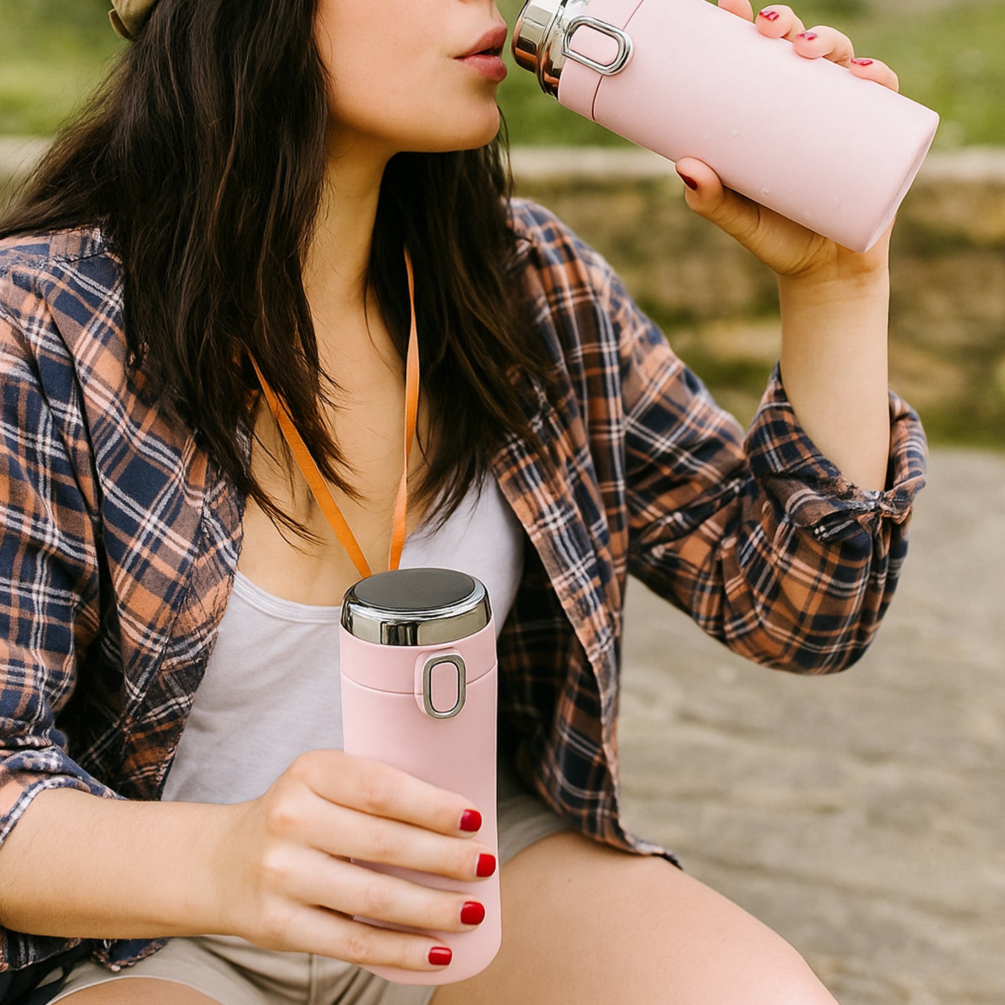 Smart Vacuum Insulated Water Bottle With Led Temperature Display